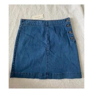 Francesca’s Denim Mini Skirt